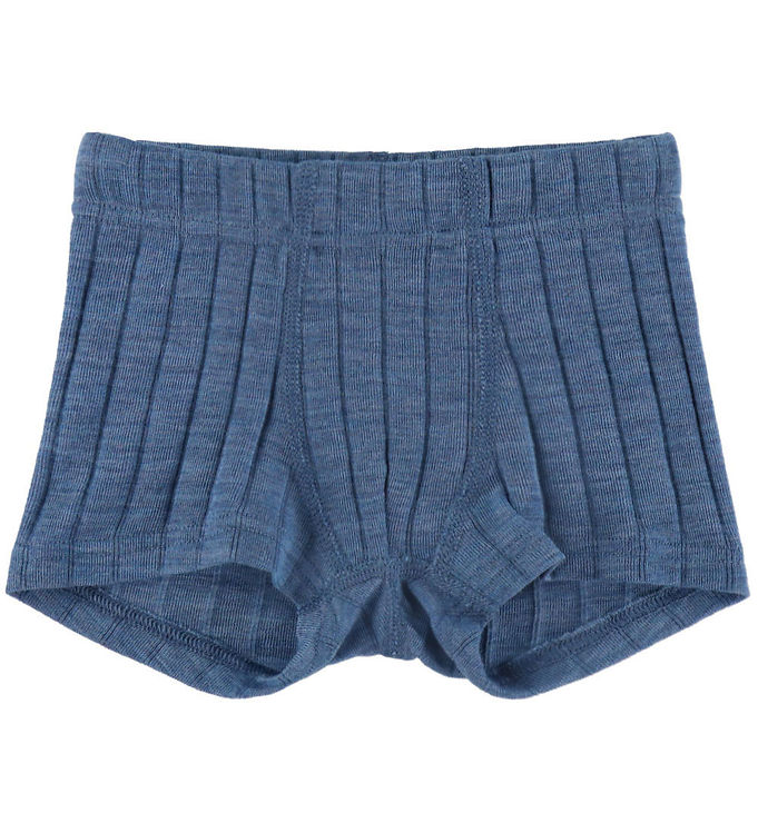 Joha Boxershorts - Uld/Silke - Blåmeleret