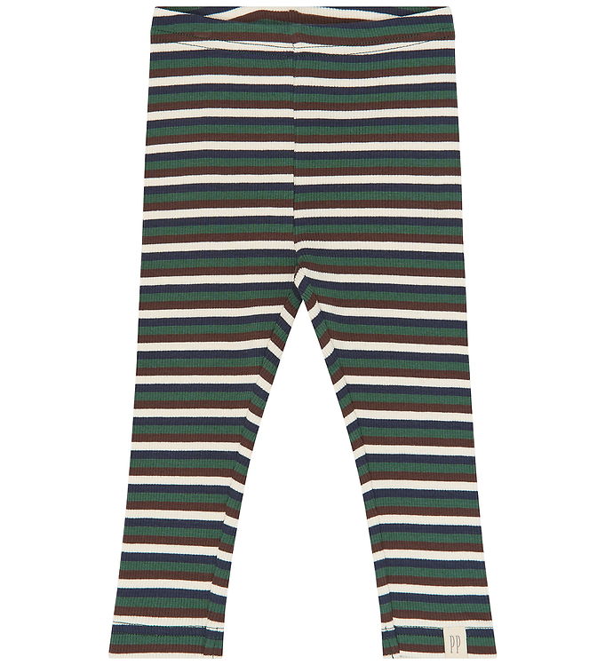 Petit Piao Leggings - PPSong - Trekking Green Multistriped