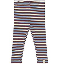 Petit Piao Leggingsit - PPSong - Mustikka-moniraidallinen