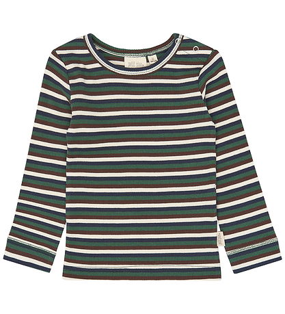 Petit Piao Bluse - PPSong - Trekking Green Multistriped