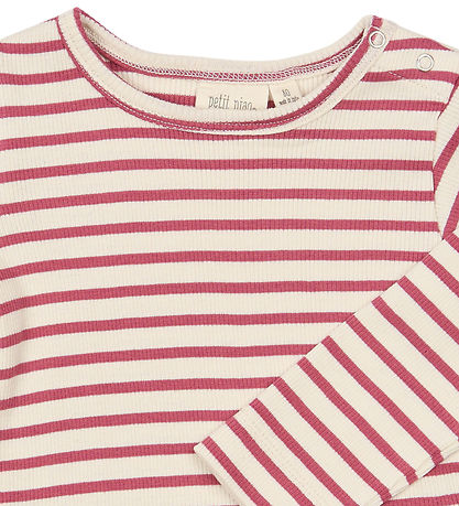 Petit Piao Bluse - PPSky - Mauvewood Striped