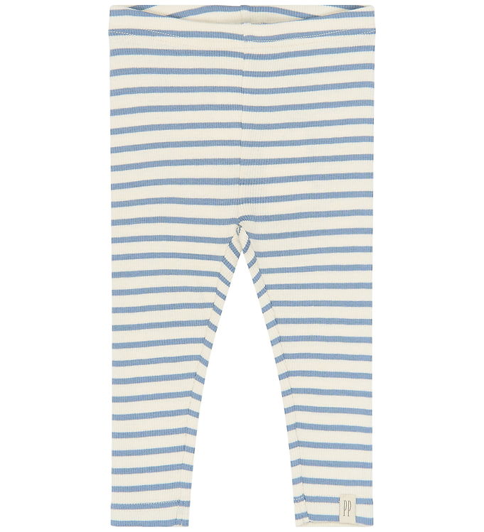 Petit Piao Leggings - PPSky - Stonewash Striped