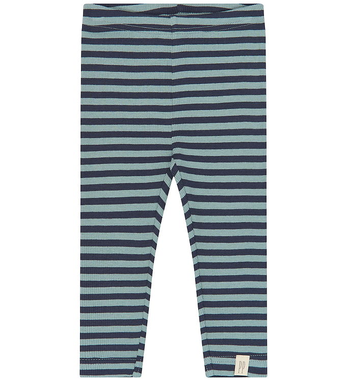 Petit Piao Leggings - PPAir - Lead Striped