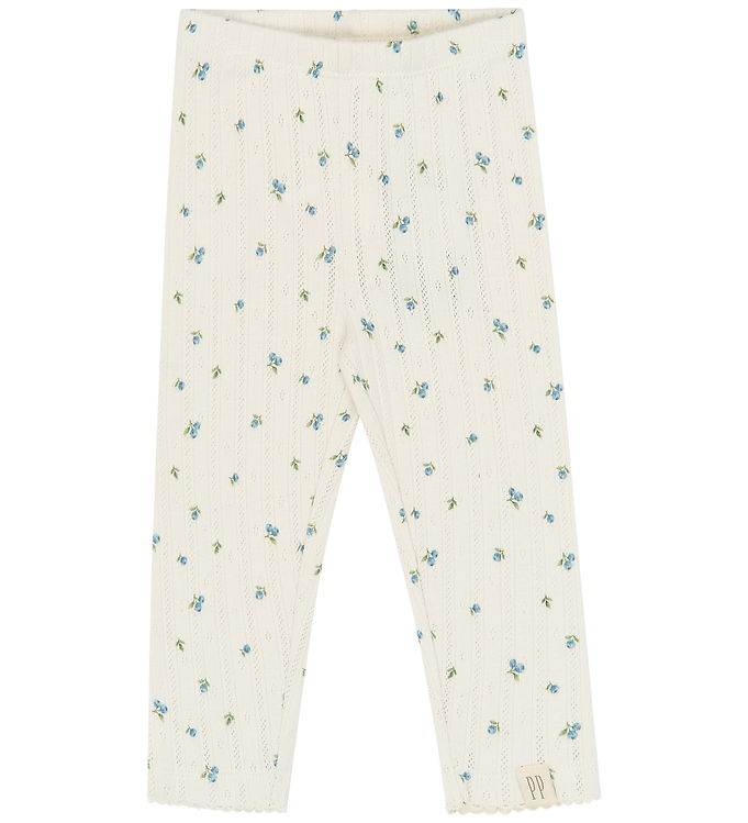 Petit Piao Leggings - PPGracie - Eggnog Blueberry AOP