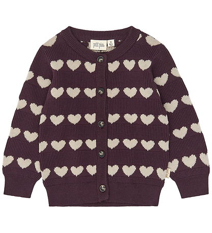 Petit Piao Cardigan - PPElia - Huckleberry Heart AOP