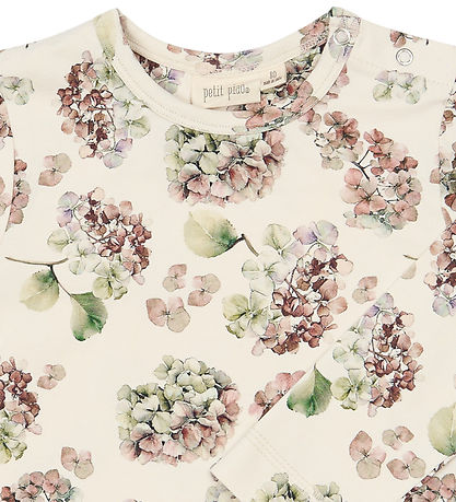 Petit Piao Bluse - PPStar - Eggnog Hydranger AOP
