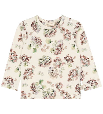 Petit Piao Bluse - PPStar - Eggnog Hydranger AOP