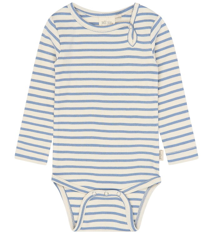 Petit Piao Body l/æ - PPSky - Stonewash Striped