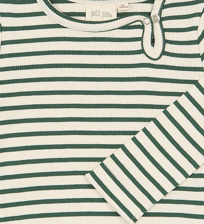 Petit Piao Body l/æ - PPSky - Trekking Green Striped