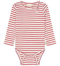 Petit Piao Body l/æ - PPSky - Mauvewood Striped