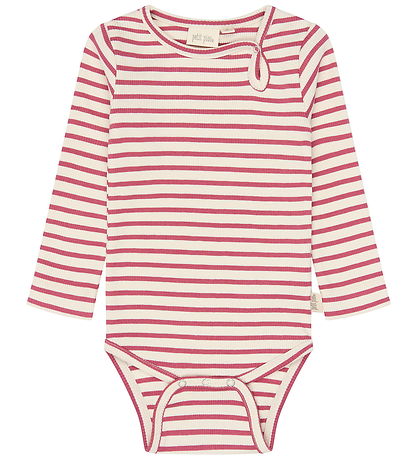Petit Piao Body l/æ - PPSky - Mauvewood Striped