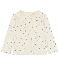 Petit Piao Bluse - PPGracie - Eggnog Blueberry AOP