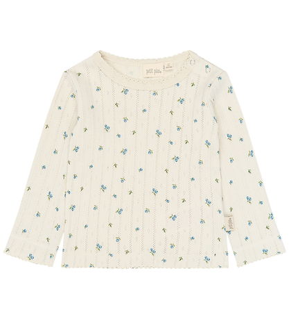 Petit Piao Bluse - PPGracie - Eggnog Blueberry AOP
