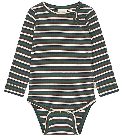 Petit Piao Body l/æ - PPSong - Trekking Green Multistriped