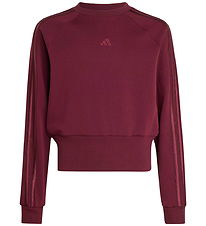 adidas Performance Sweatshirt  - JG Satin - Maroon/Maroon