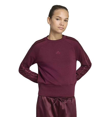 adidas Performance Sweatshirt  - JG Satin - Maroon/Maroon
