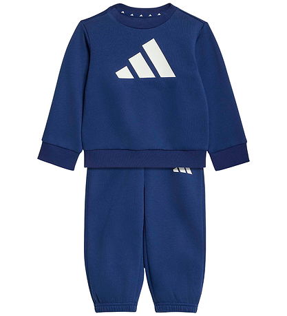 adidas Performance Sweatsæt - I BL FL Jog - Dkblue/White