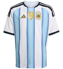 adidas Performance Fodboldtrøje - AFA H - White/Iceblu/Ltblu