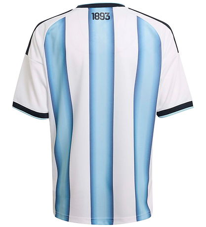adidas Performance Fodboldtrøje - AFA H - White/Iceblu/Ltblu
