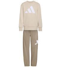 adidas Performance Sweatsæt - LK BK FT Jog - Crli/White/White