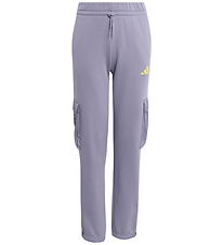 adidas Performance Sweatpants - J Utility CG - Slate/Black/Purle