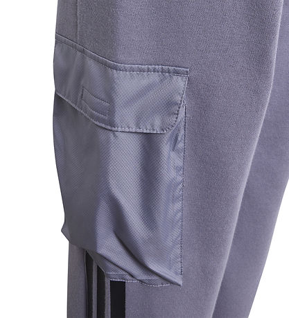 adidas Performance Sweatpants - J Utility CG - Slate/Black/Purle