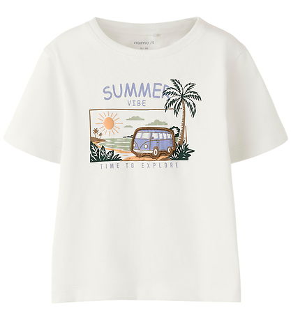 Name It T-shirt - NmmFinnur - Hvid