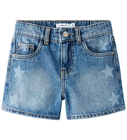 Name It Shorts - Denim - NkfRose - Medium Blue Denim/LASER
