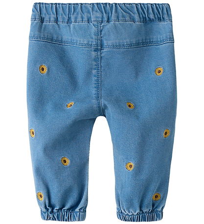 Name It Jeans - NbfRose - Medium Blue Denim/SUNFLOWER EMB