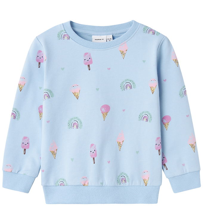 Name It SweatShirt - NmfPeransia - Chambray Blue