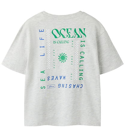 Name It T-shirt - NkmHaddu - Light Grey Melange