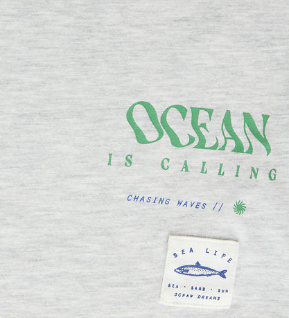 Name It T-shirt - NkmHaddu - Light Grey Melange