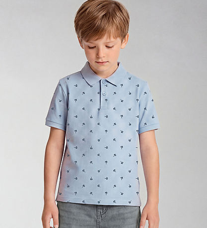 Name It Polo - NkmVolo - Blue Fog/Palm