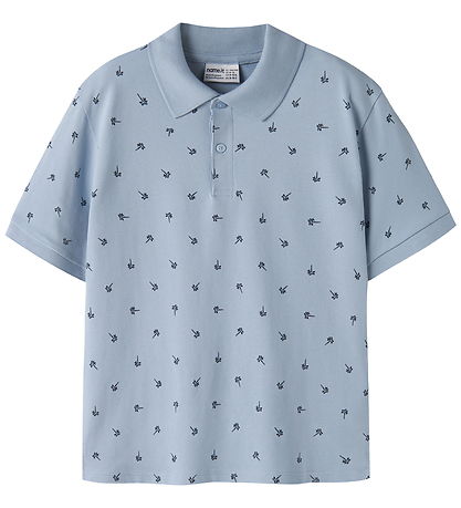 Name It Polo - NkmVolo - Blue Fog/Palm