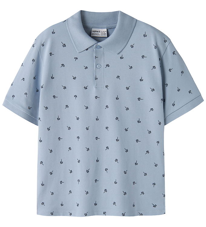 Name It Polo - NkmVolo - Blue Fog/Palm