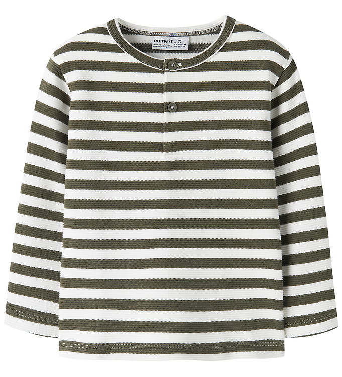 NAME IT Bluse Niles Olive Night