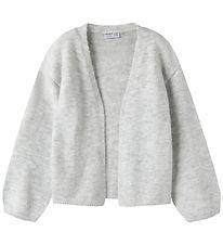 Name it Cardigan - Strik - NkfOlina - Light Grey Melange
