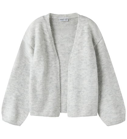 Name it Cardigan - Strik - NkfOlina - Light Grey Melange