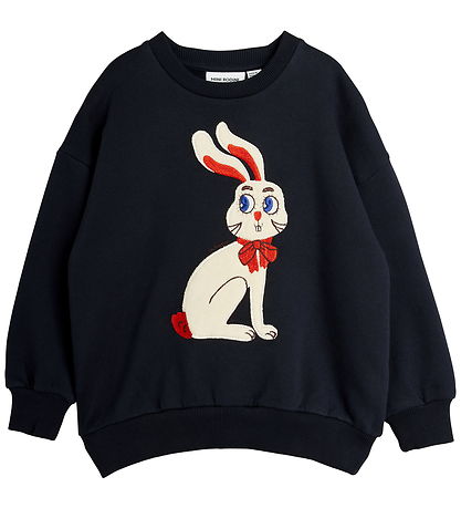 Mini Rodini Sweatshirt - Rabbit - Sort