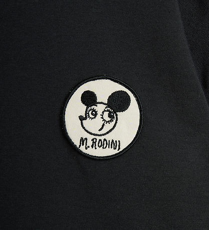 Mini Rodini Bluse - Ritzratz Patch - Sort