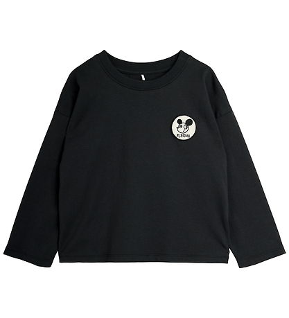 Mini Rodini Bluse - Ritzratz Patch - Sort