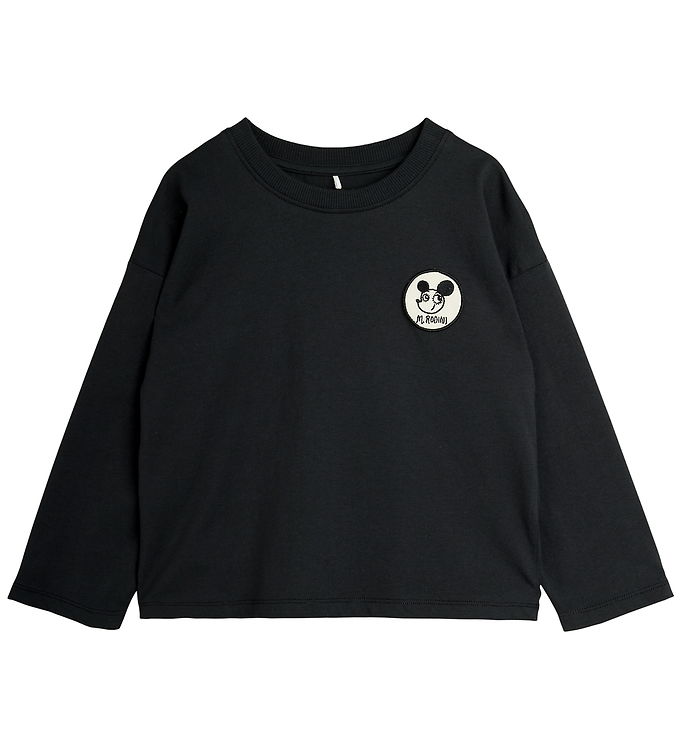 Mini Rodini Bluse - Ritzratz Patch - Sort