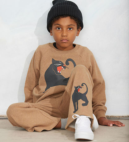 Mini Rodini Sweatshirt - Panther - Brun