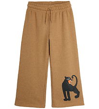 Mini Rodini Sweatpants - Panther - Brun