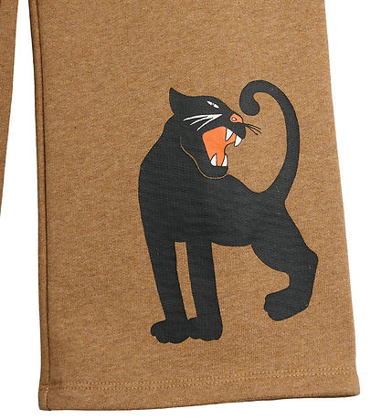 Mini Rodini Sweatpants - Panther - Brun