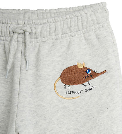 Mini Rodini Sweatpants - Elephant Shrew - Gråmeleret