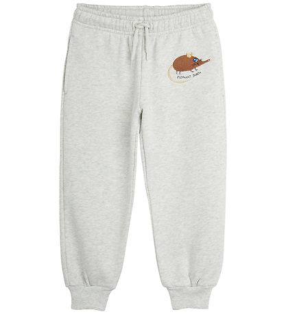 Mini Rodini Sweatpants - Elephant Shrew - Gråmeleret