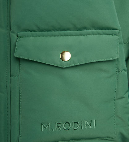 Mini Rodini Dynejakke - Grøn