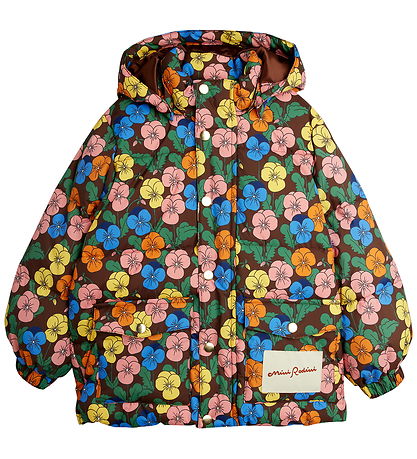 Mini Rodini Dynejakke - Violas - Brun