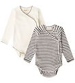 Thats Mine Slå-om Body l/æ - Juma - 2-pak - Dark Grey Stripe